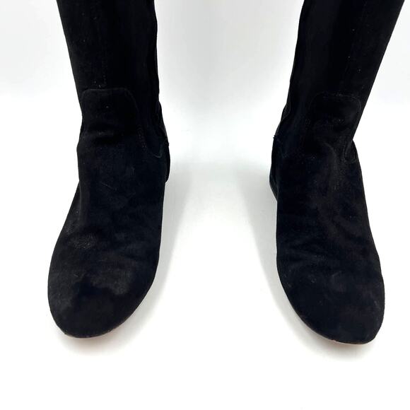 Dolce Vita Jimmy Boot Black Stella Suede Over the Knees Thigh High - Picture 7 of 12